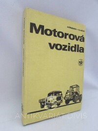 Heřmánek, Miroslav, Hliněný, František, Motorová vozidla, 1978
