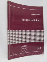 Kolibová, Helena, Sociální politika 1, 2007