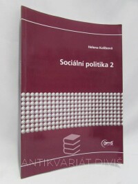 Kolibová, Helena, Sociální politika 2, 2008