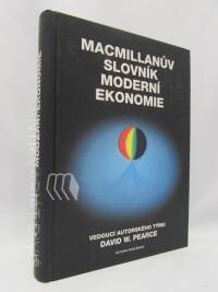 Pearce, W. David, Macmillanův slovník moderní ekonomie, 1995