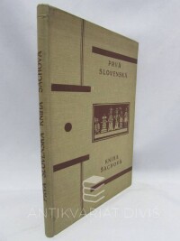 kolektiv, autorů, Prvá slovenská kniha šachová, 1930
