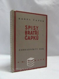 Čapek, Karel, Zahradníkův rok, 1929