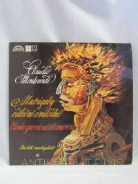 Monteverdi, Claudio, Pažští, mandrigalisté, Madrigaly válečné a milostné - Canti guerrieri et amorosi, 1975