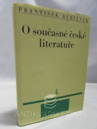 Buriánek, František, O současné české literatuře, 1982