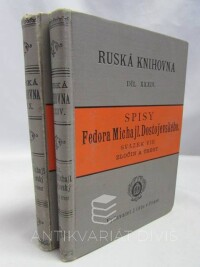 Dostojevskij, Fedor Michajlovič, Zločin a trest I-II, 1899