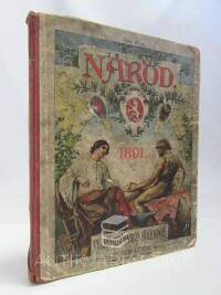 kolektiv, autorů, Velký občanský kalendář - Národ.: Na obyčejný rok 1891, 1891