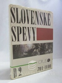 Galko, Ladislav, Slovenské spevy V. diel: Dodatky II 701-1400, 1981