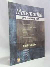 Klůfa, Jindřich, Matematika pro studenty VŠE, 2011