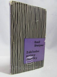 Staiger, Emil, Základní pojmy poetiky, 1969