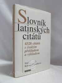 Čermák, Josef, Čermáková, Kristina, Slovník latinských citátů: 4328 citátů s českým překladem a výkladem, 2005