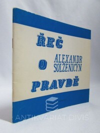 Solženicyn, Alexandr, Řeč o pravdě, 1972