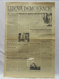 kolektiv, autorů, Lidová demokracie 4. 11. 1975, ročník XXXI, číslo 260: Měsíc čs.-sovětského přátelství - prvořadá záležitost Národní fronty; Závazky k splnění pětiletky atd., 1975