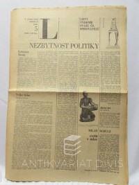 kolektiv, autorů, Listy - týdeník svazu československých spisovatelů - konvolut ročníku 1969, 1969
