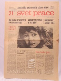 kolektiv, autorů, Svět práce 28. 5. 1969, ročník II, číslo 21: Jen blázni se pouštějí do provokování, V Praze se jednalo o vesmíru, Dokončení záhady RKZ, 1969