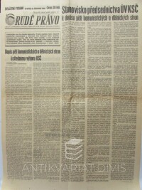 kolektiv, autorů, Rudé právo - zvláštní vydání 18. 7. 1968: Dopis pěti komunistických a dělnických stran ústřednímu výboru KSČ; Stanovisko předsednictva ÚV KSČ k dopisu pěti komunistických a dělnických stran, 1968