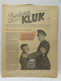 Smrček, František, Toroň, Jindra, Správný kluk, časopis radostného mládí, ročník II, číslo 8, 1944