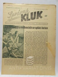 Smrček, František, Toroň, Jindra, Správný kluk, časopis radostného mládí, ročník II, číslo 17, 1944