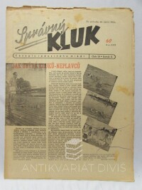Smrček, František, Toroň, Jindra, Správný kluk, časopis radostného mládí, ročník II, číslo 19, 1944