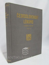 kolektiv, autorů, Československý lékopis, vydání první (ČsL 1), 1947