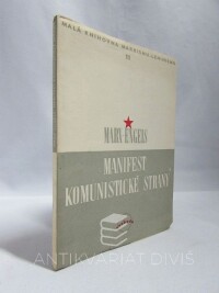 Engels, Friedrich, Marx, Karl, Manifest komunistické strany, 1949