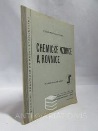 Smeykal, Vladimír, Chemické vzorce a rovnice, 1946