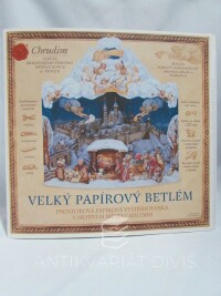 Pecina, Pavel, Velký papírový betlém: prostorová papírová vystřihovánka s motivem města Chrudim, 0