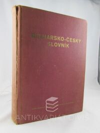 Hora, Karel a kol., Bulharsko-český slovník: Mluvnický přehled spisovné bulharštiny, 1959