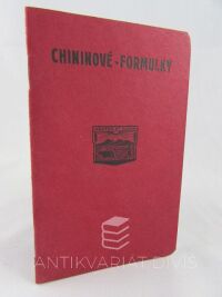 kolektiv, autorů, Chininové-formulky, 1931