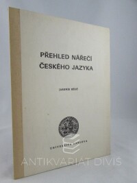 Bělič, Jaromír, Přehled nářečí českého jazyka, 1981