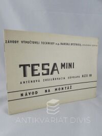 kolektiv, autorů, Tesa mini - Anténová zosilňovacia súprava AZS 10: Návod na montáž, 0