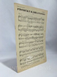 kolektiv, autorů, Písničky Karla Vacka, 1953