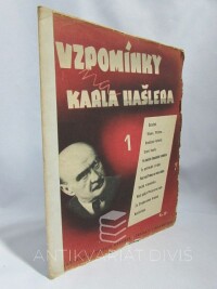 Hašler, Karel, Vzpomínky na Karla Hašlera 1, 0