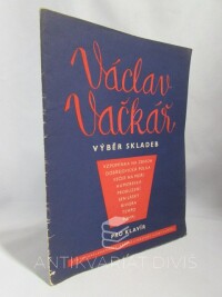 Vačkář, Václav, Výběr skladeb pro klavír, 1958