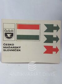 kolektiv, autorů, Česko-maďarský slovníček, 1972