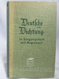 Langenbucher, Hellmuth, Deutsche Dichtung in Vergangenheit und Gegenwart, 1937