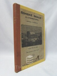 Kubelka, V., Římské realie a literatura, 1937