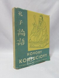 kolektiv, autorů, Hovory Konfuciovy, 1940