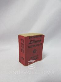 kolektiv, autorů, Dictionnairé Lilliput Langenscheidt 2: Français-Allemand, 1961