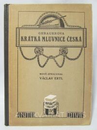 Ertl, Václav, Gebauerova krátká mluvnice česká, 1922