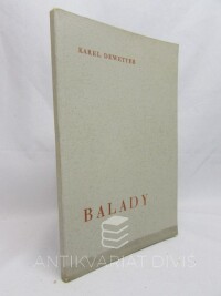 Dewetter, Karel, Balady, 1939