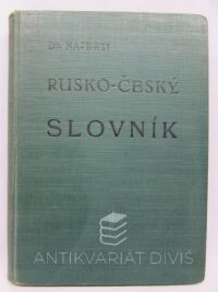 Najbrt, Václav, Rusko-český slovník, 1938