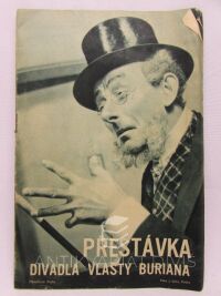 kolektiv, autorů, Přestávka divadla Vlasty Buriana, 1940