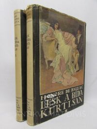 Balzac, Honoré de, Lesk a bída kurtisan I-II, 1926