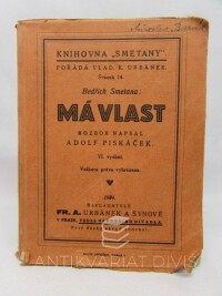 Piskáček, Adolf, Bedřich Smetana: Má vlast, 1934
