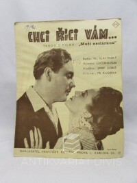 Kudrna, Fr., Dobeš, Josef, Chci říci vám..., 0