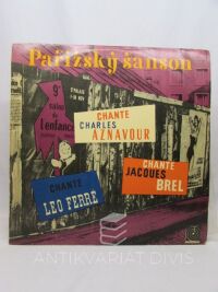 Brel, Jacques, Aznavour, Charles, Ferré, Léo, Pařížský šanson, 1966
