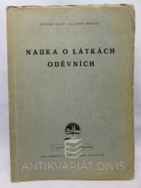 Suchý, Bohumil, Šimůnek, Karel, Nauka o látkách oděvních, 1948