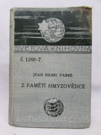 Fabre, Jean Henri, Z pamětí hmyzovědce, 0