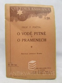Počta, F., O vodě pitné a o pramenech, 0