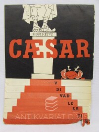 Werich, Jan, Voskovec, Jiří, Caesar - Program Divadla Satiry, 1955